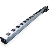 Legrand - Wiremold UL402BC Industrial 48 Inch Plug-In Outlet Center® with 16 Outlets and Switch